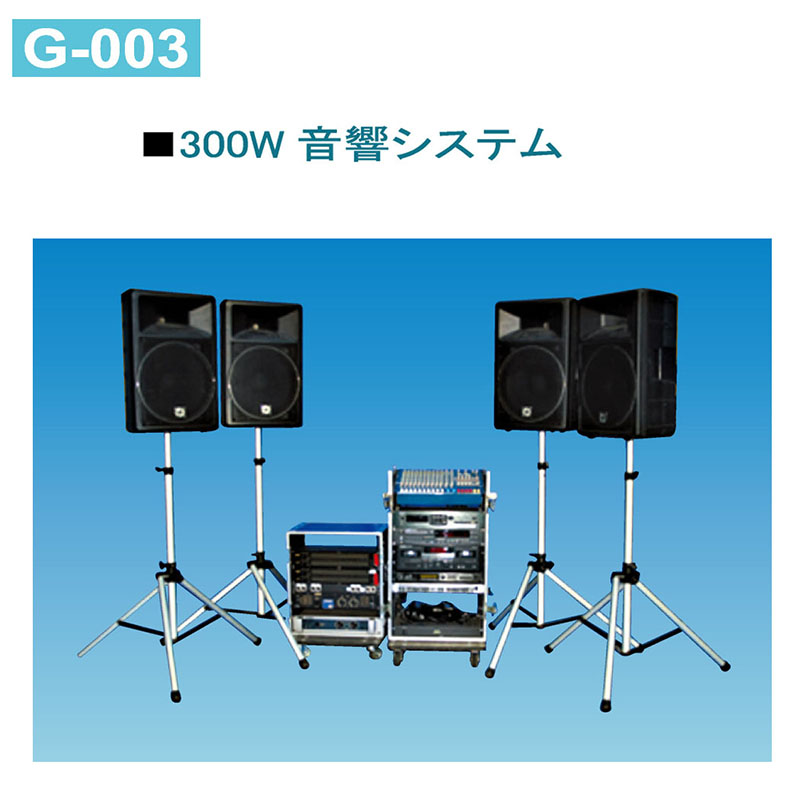 300W音響システム